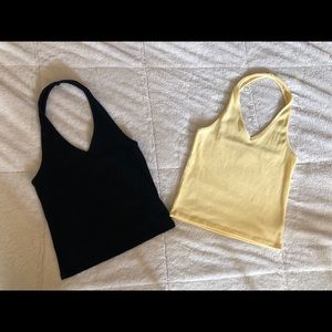 AE crop halter tops